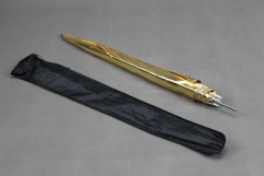 Studiový deštník Profi 102cm stříbrný/zlatý