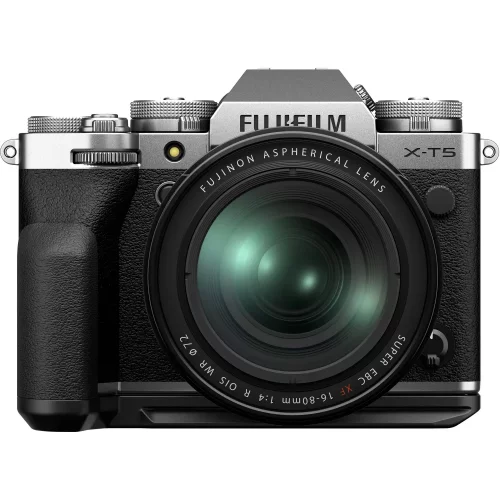 Fujifilm X-T5 bezzrkadlovka s objektívom XF16-80mm (strieborný)