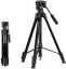 Benro Photo and Video Hybrid Tripod T980EX with Fluid Head | Max Height 169 cm | Payload 5 kg | Weight 1.98 kg | Folded Lenght 67 cm