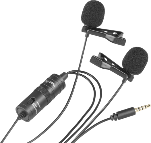 Boya BY-M1DM / Dual-Mic Lavalier Microphone