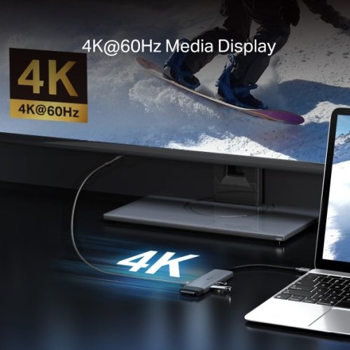 Dokovací stanice TP-Link UH7021C USB-C, HDMI, 1x USB C, 3x USB, čtečka SD/microSD, PD 100W