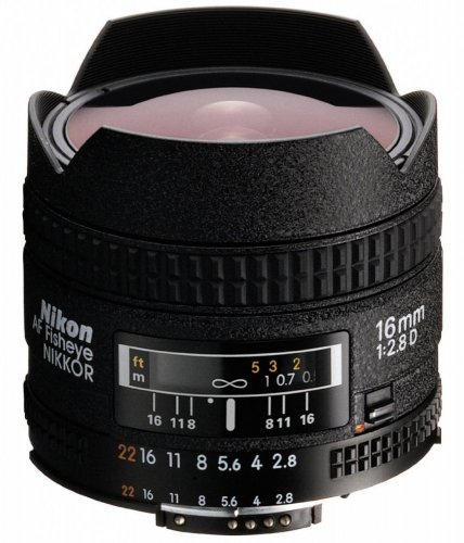 Nikon Nikkor AF 16mm f/2.8 D Fisheye Lens