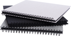 Focus Base Line Canvas Wire-O 30x30 Grey w. Black Sheets