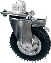 Kupo KC-215A 215mm Roți pneumatice cu frână – Set de trei