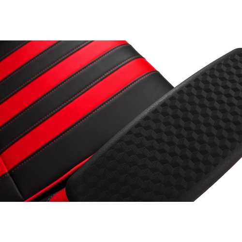 Herní židle Yenkee YGC 100RD Sabotage, černo-červená, polohovací