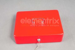 Széf, pénztárgép, hordozható pénztárgép 250 piros (K607cerv)