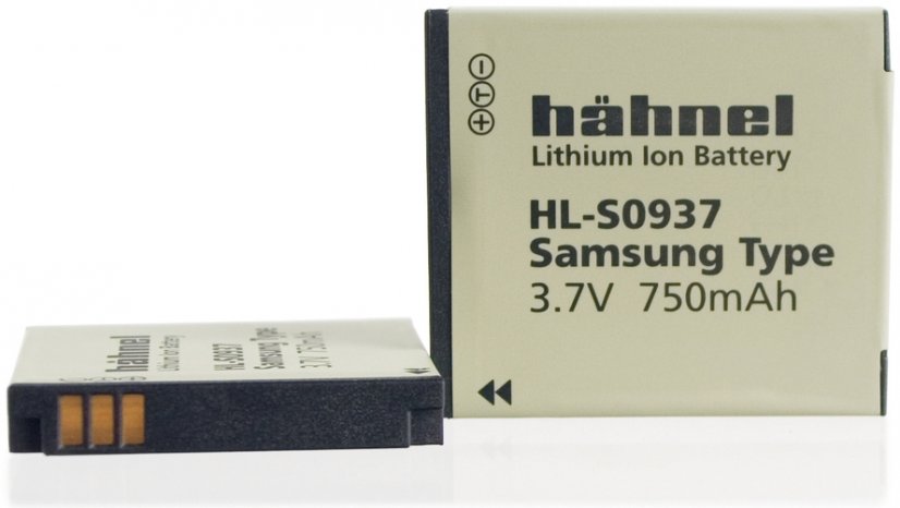 Hähnel HL-S0937, Samsung SLB-0937, 750mAh, 3.7V, 2.8Wh