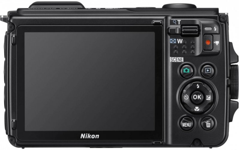 Nikon Coolpix W300 kamufláž + 2in1 plovoucí popruh