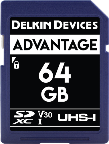 Delkin SD Advantage 660X UHS-I U3 (V30) R100/W80 64GB