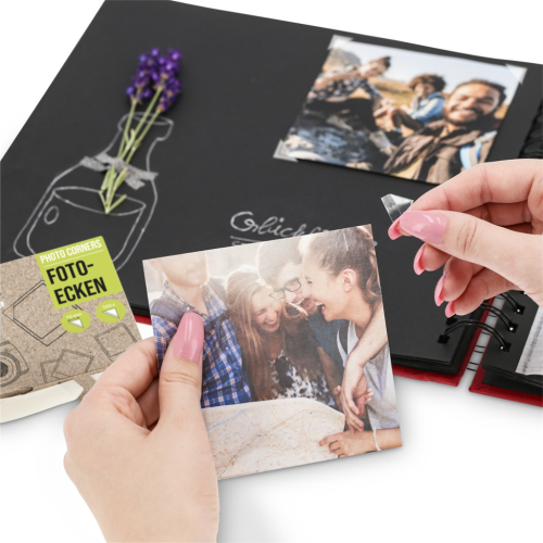 Hama samolepící fotorůžky, průhledný, 500 ks