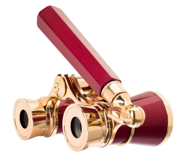 Divadelní kukátko Levenhuk Broadway 325E s lornionem, červené