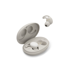 Hama Bluetooth slúchadla Spirit Calm, štuple, ergonomické na spanie, biela/šedá