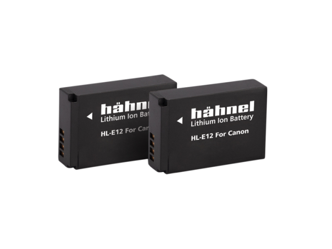 Hähnel HL-E12 dvojité balení (Canon LP-E12) 850mAh, 7.2V, 6.1Wh