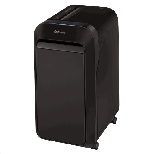 Aktenvernichter Fellowes LX 221 P-5, Kreuzschnitt 2x12 mm, 20 Blatt, 30 l, Kreditkarten, schwarz