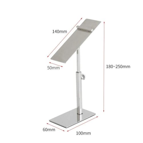 Állítható cipőtartó állvány, magasság 250 mm ezüst (STJ1)
