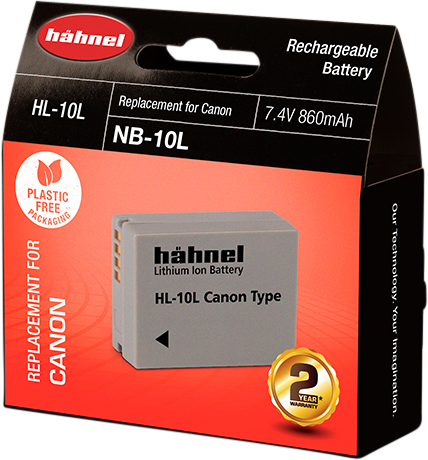 Hähnel HL-10L, Canon NB-10L, 7.4V 860mAh, 6.4Wh