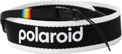 Polaroid Camera Strap Flat Black & White