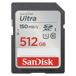 SanDisk Ultra 512 GB SDXC Speicherkarte 150 MB/s