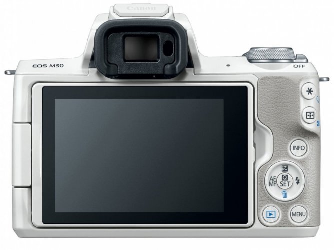 Canon EOS M50 Weiß + 18-150 mm