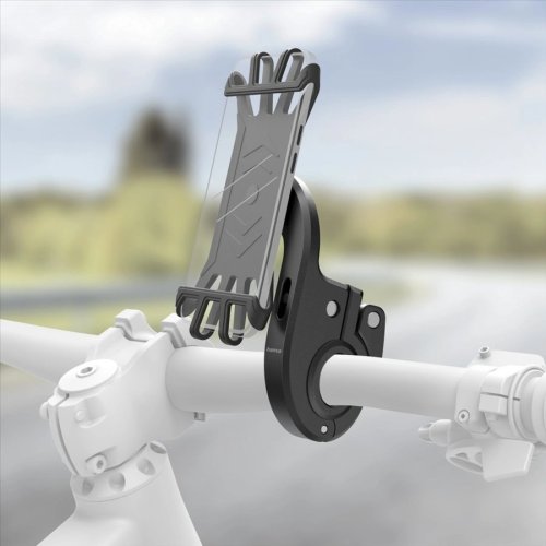 Hama kormányra rögzíthető mobiltelefon tartó, szélesség 7–8 cm, magasság 14,5–17 cm, 360° forgatás