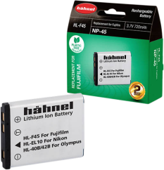 Hähnel HL-F45, Fujifilm NP-45, 720 mAh, 2.7Wh, 3.7V