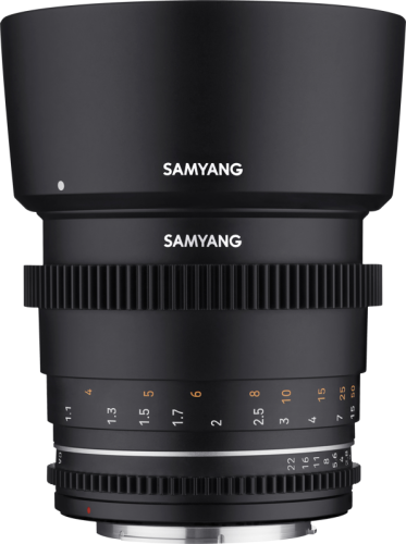 Samyang 85mm T1,5 VDSLR MK2 Canon EF