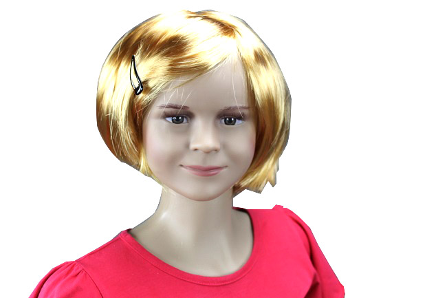 forDSLR dětská holčičí paruka zlatá