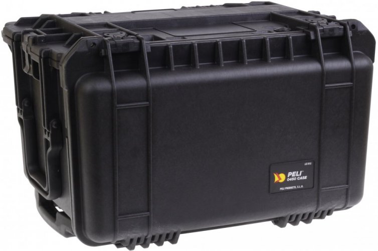 Peli™ Case 0450 Case without Foam, with Drawers (Black)