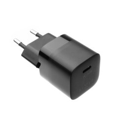 Nabíjačka FIXED sieťová s USB-C výstupom a podporou PD, 30W, čierna