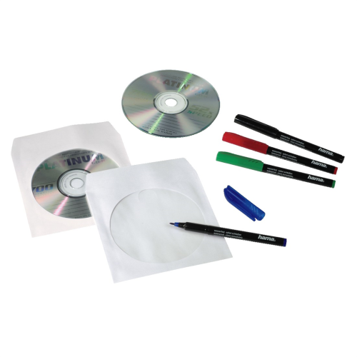 Hama ochranný obal pre CD/DVD, 100 ks/bal, biely, balenie škatuľka na zavesenie Hama ochranný obal pre CD/DVD, 100 ks/bal, biely, balenie škatuľka na zavesenie
