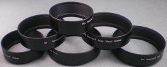 forDSLR Metal Screw-on Lens Hood 58mm for Telephoto Lens with Filter Thread 62mm