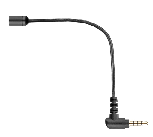 BOYA BY-UM4 3,5mm mini mikrofon s husím krkem pro chytré telefony a notebooky