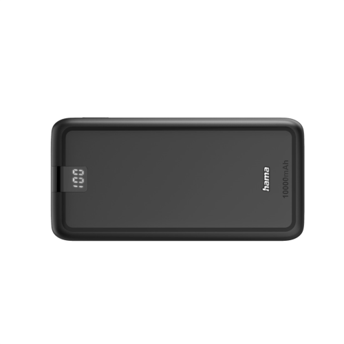 Hama Performance 10, powerbanka 10000 mAh, 3 A, výstup: 1x USB-C, 2x USB-A, LED displej Hama Performance 10, powerbanka 10000 mAh, 3 A, výstup: 1x USB-C, 2x USB-A, LED displej