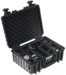B&W Outdoor Koffer Typ 5000 mit Einteilung Schwarz
