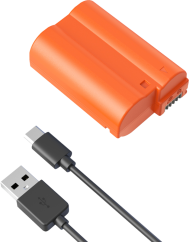 SmallRig 4966 EN-EL15c USB-C Rechargeable Camera Battery Orange