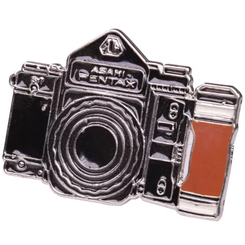 B.I.G. Anstecknadel Pin Kamera schwarz