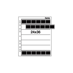 Hama Negativhülle für 7 Streifen 24x36 mm, Polypropylen klar, 100 Stück