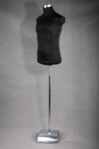 Krejčovská panna PÁNSKÁ figurína černá (MT5B )