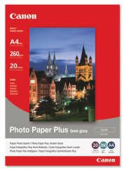 Canon Fotopapier SG-201 A4 satiniert, 20 Stück, 260g/m2