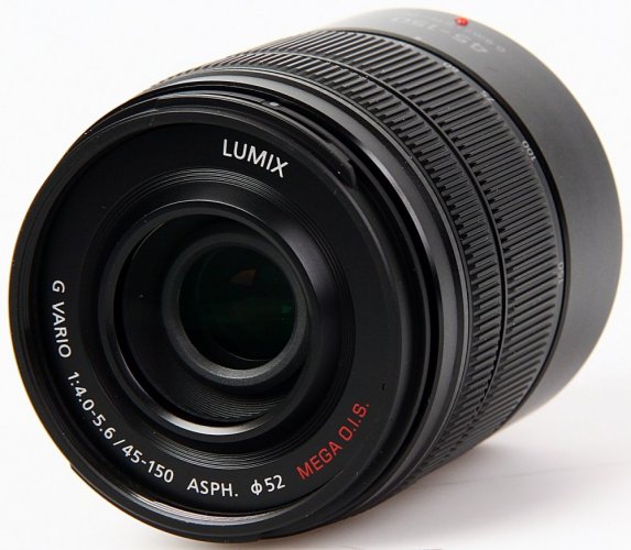 Panasonic Lumix G Vario 45-150mm f/4-5.6 ASPH MEGA O.I.S. Lens Black
