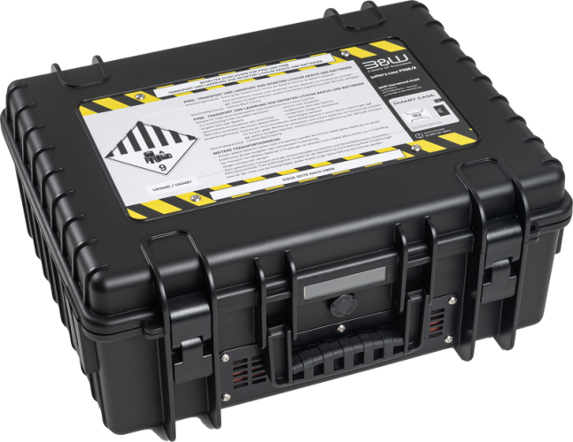 BW Outdoor Battery.case 908.8. Transport & Storage of defective lithium batteries, black