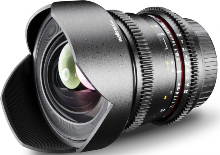 Walimex pro 14mm T3,1 Video DSLR Objektiv für Samsung NX