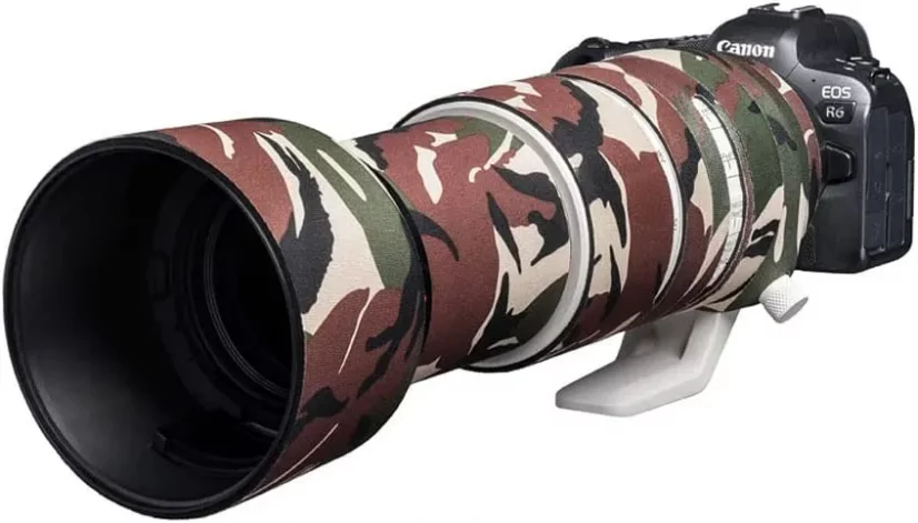 easyCover Lens Oaks Protect for Canon RF 100-500mm f/4.5-7.1L IS USM (Green camouflage)