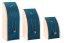 3x Hranol, stojánek, dekolt na šperky zelená (DRD11Z)
