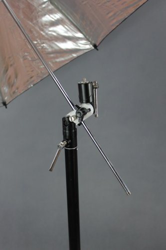 forDSLR hliníkový dvoukloubový držák blesku a deštníku