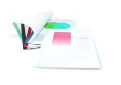 Copertă termică Eurosupplies Fellowes/Standing pentru legare termică 9 mm, A4, 80 bucăți, alb