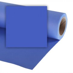 Colorama 1,35 x 11 m, jednobarevné papírové pozadí, Chromablue