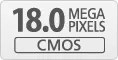 18megapixelový snímač CMOS