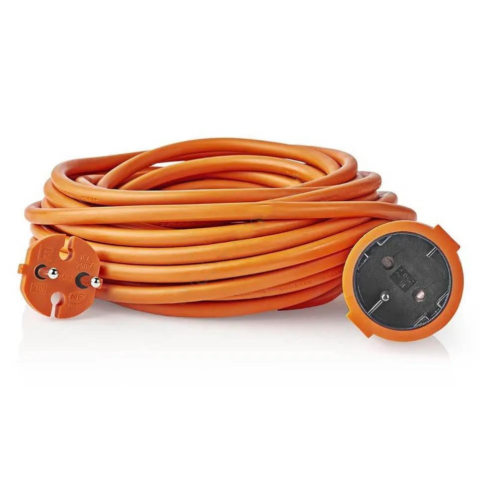 Prodlužovací kabel s bezpečnostní oranžové barvě