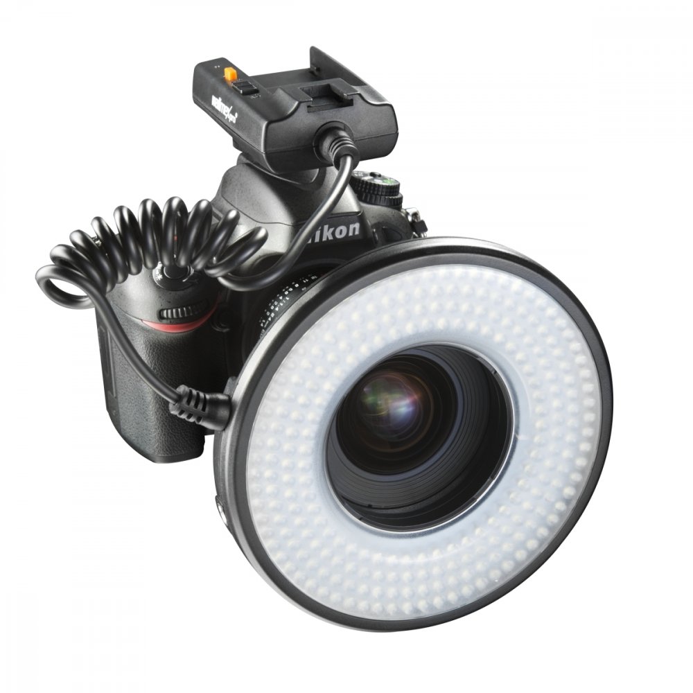 Walimex pro Macro LED kruhové světlo DSR 232 + baterie + Mini stativ